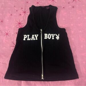 Playboy y2k zip up top